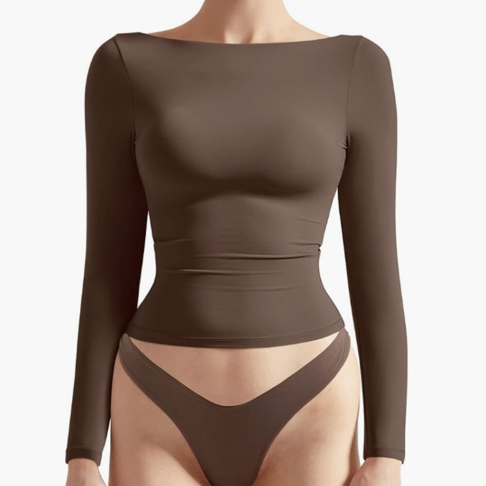 SUUKSESS Women Double Lined Tight Fitted Crop Top